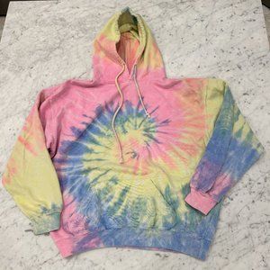 Dreamsicle Tie-Dye Hoodie - Size L